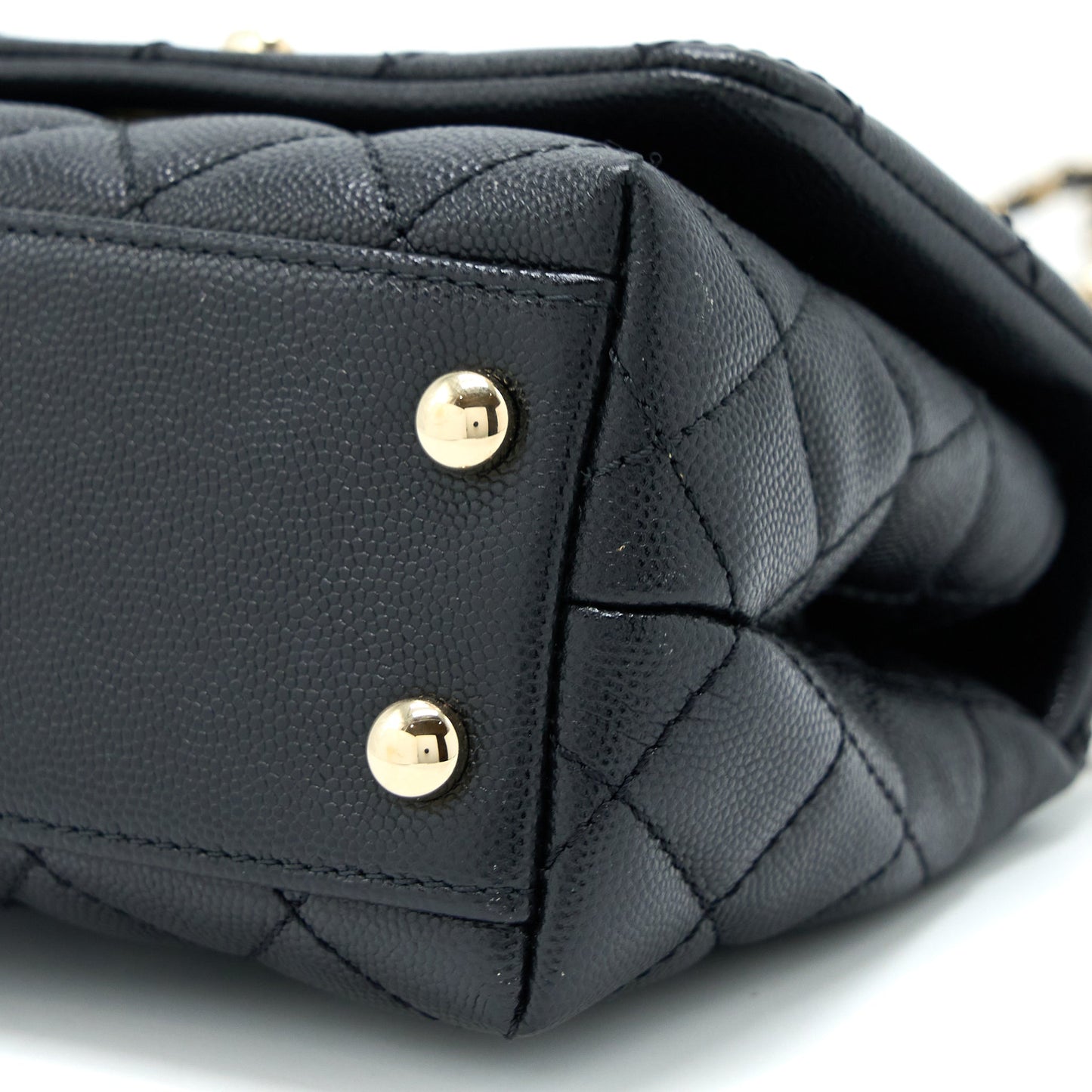 Chanel Extra Mini Coco Handle Caviar Black L