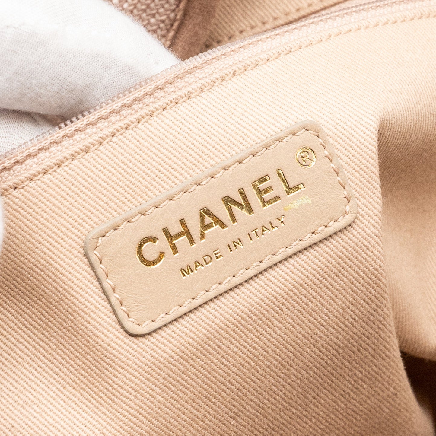 Chanel Deauville Tote Bag canvas Light Pink L