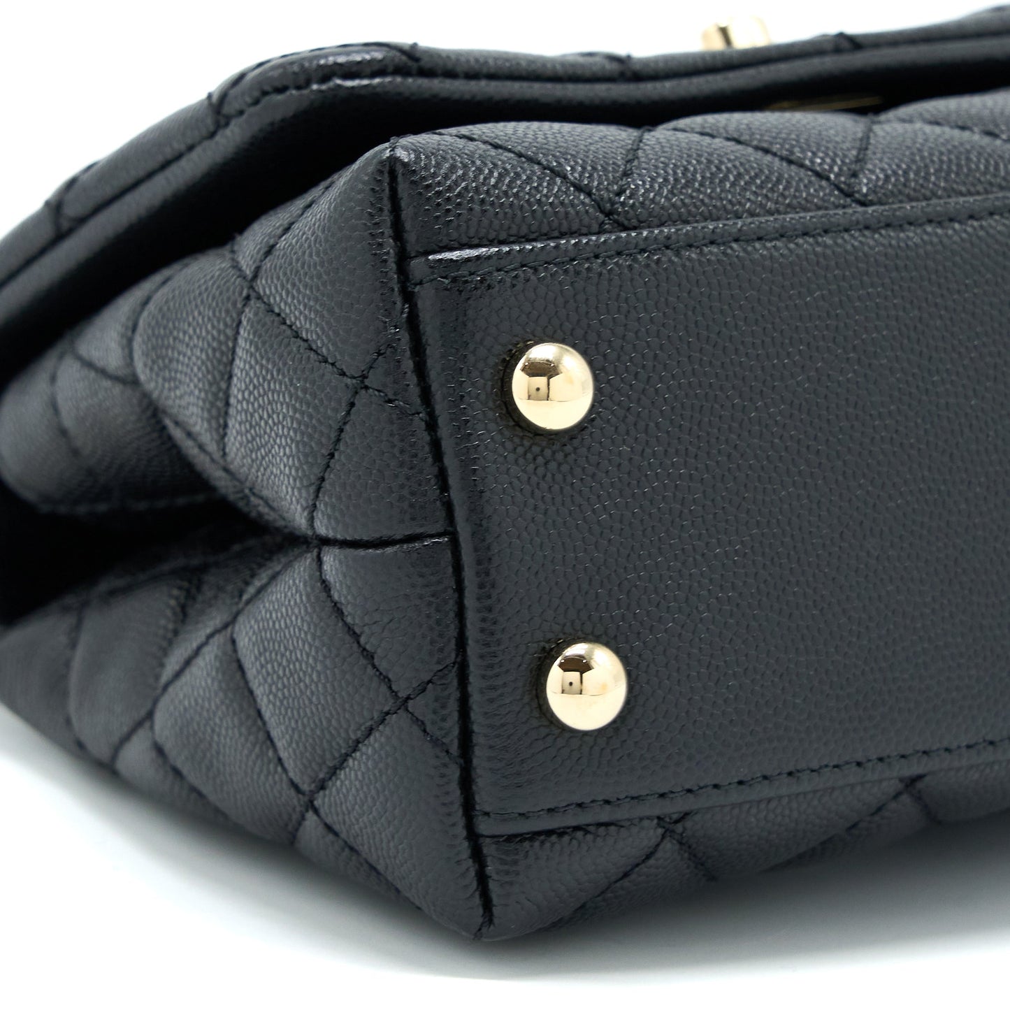 Chanel Extra Mini Coco Handle Caviar Black L