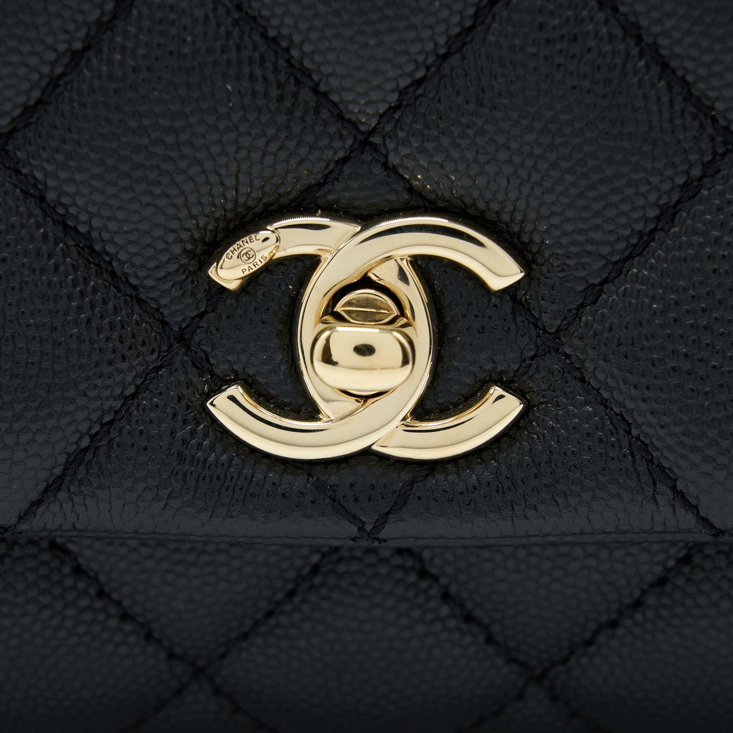 Chanel Extra Mini Coco Handle Caviar Black L