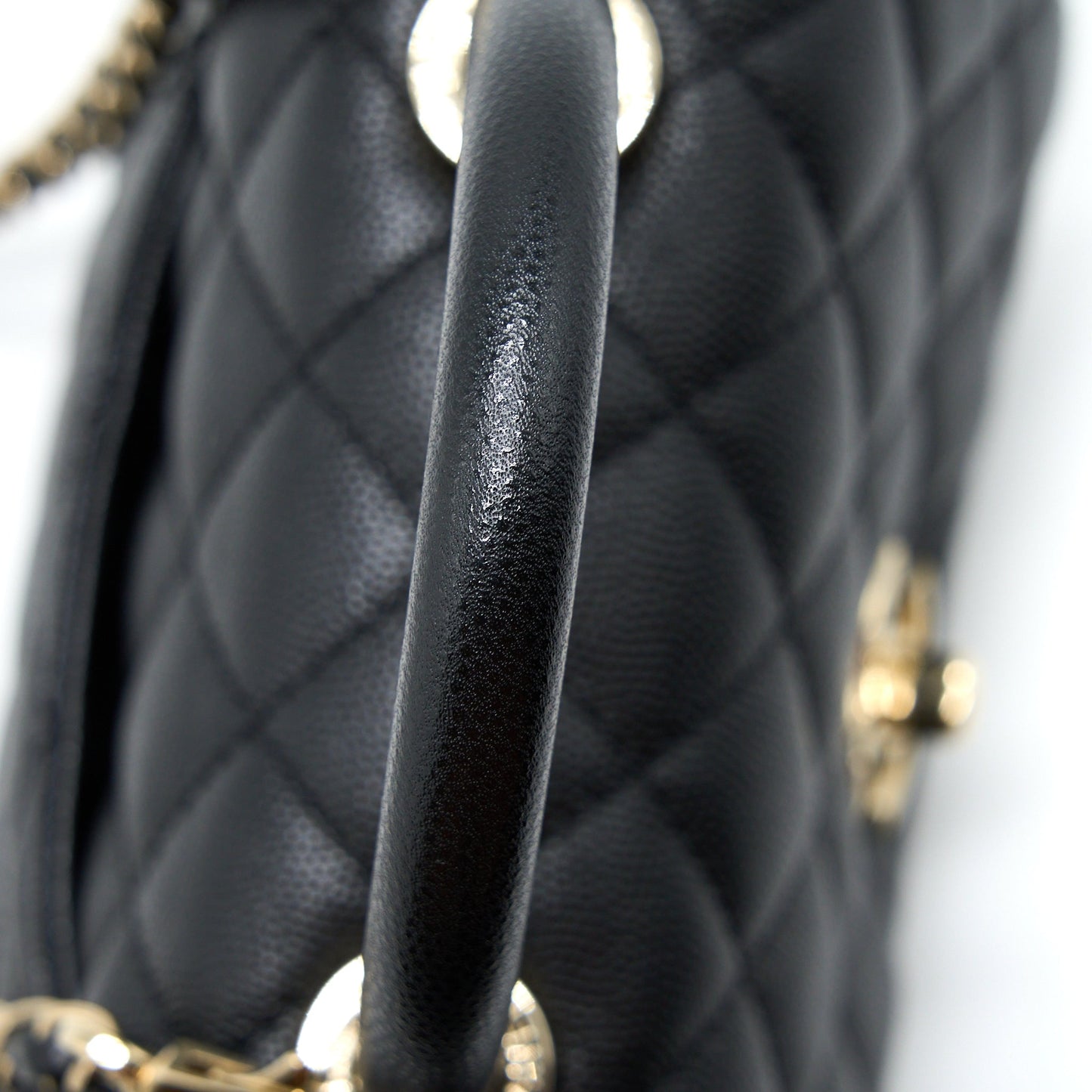 Chanel Extra Mini Coco Handle Caviar Black L