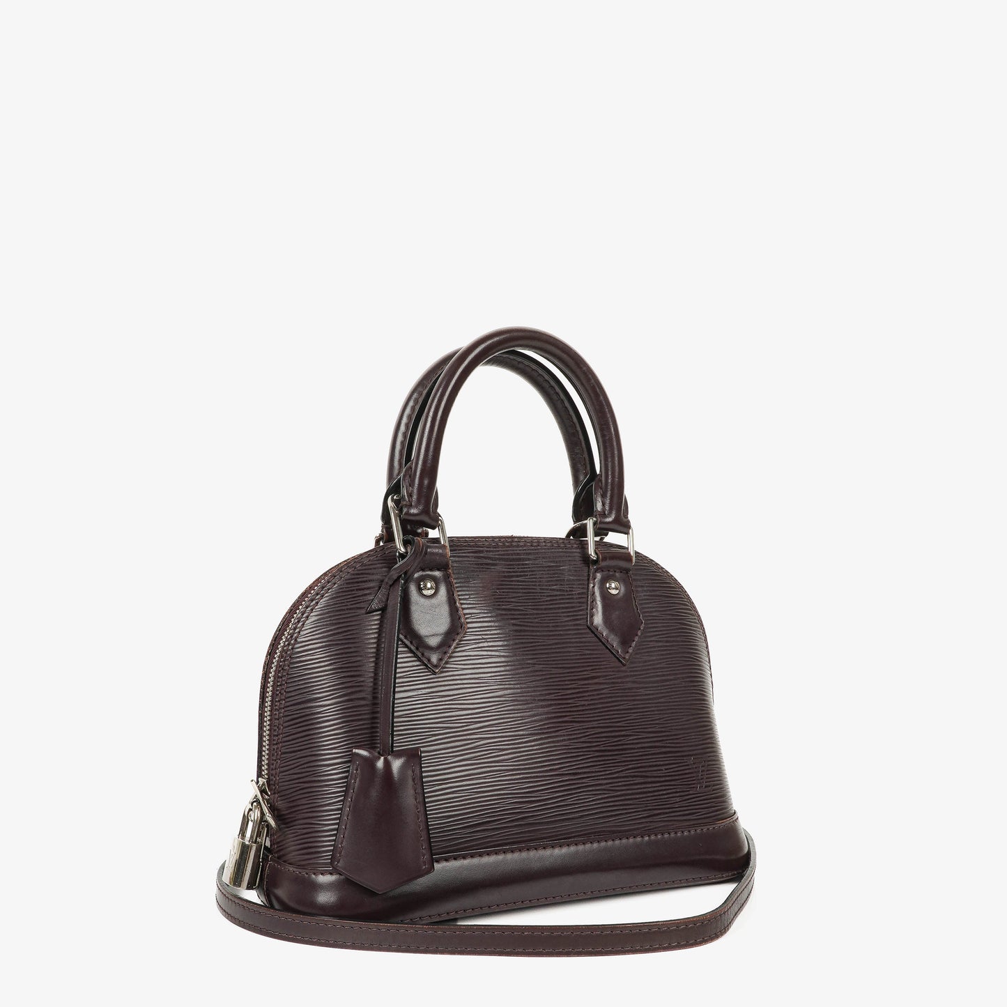 Louis Vuitton Alma BB EPI Quetsche Leather Handbag