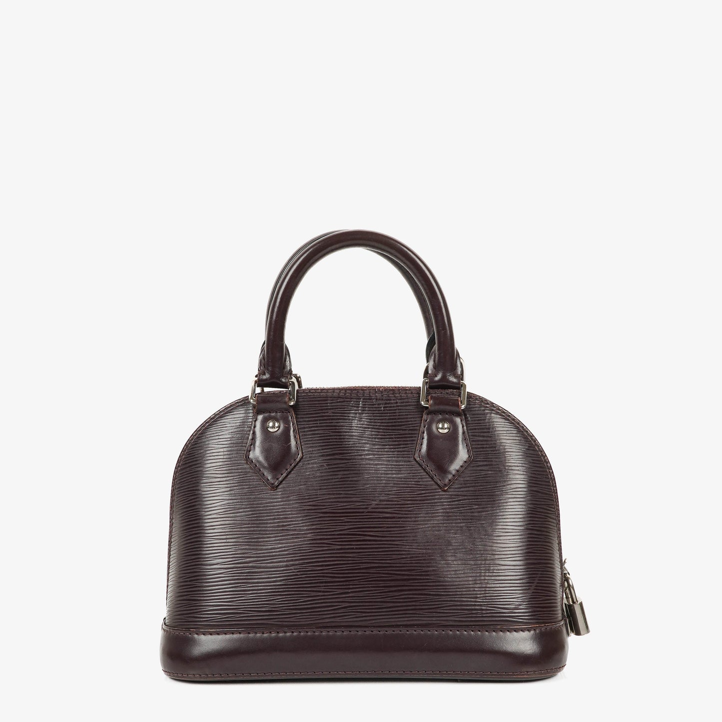Louis Vuitton Alma BB EPI Quetsche Leather Handbag
