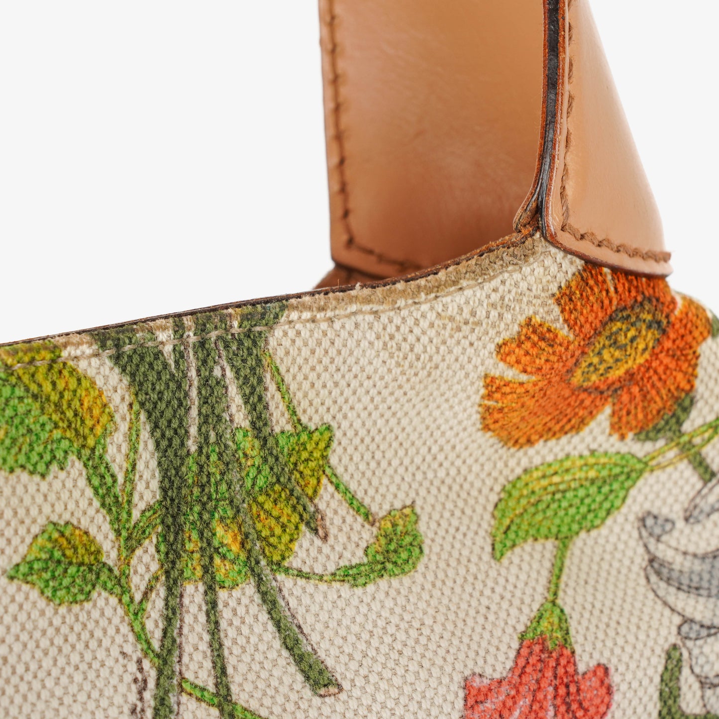 Gucci New Jackie Flora Canvas Shouder Bag