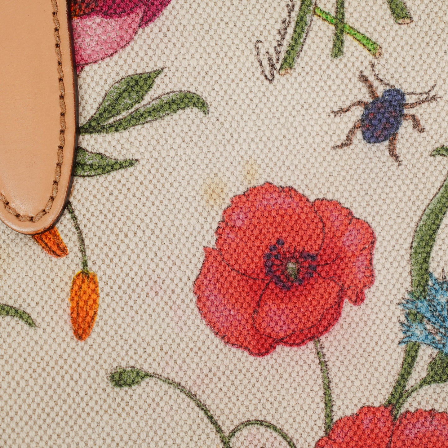 Gucci New Jackie Flora Canvas Shouder Bag