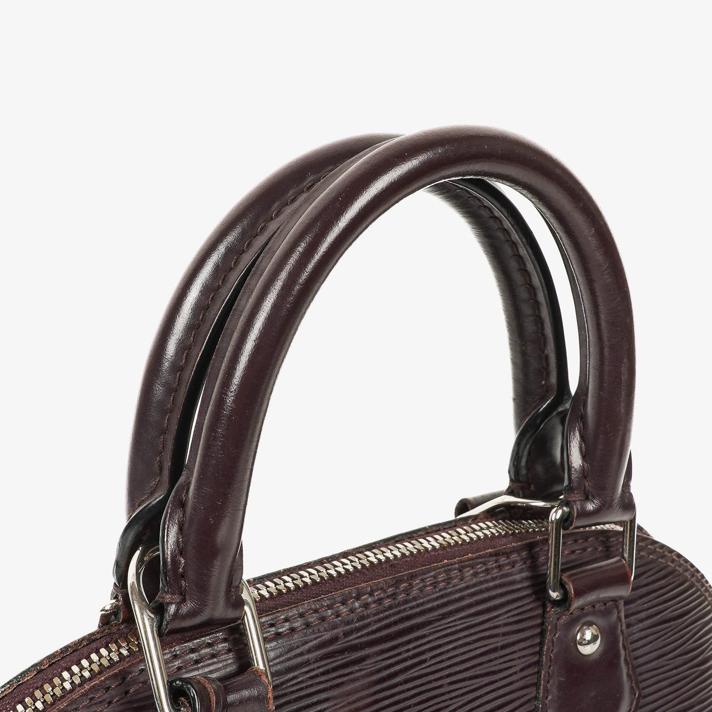 Louis Vuitton Alma BB EPI Quetsche Leather Handbag