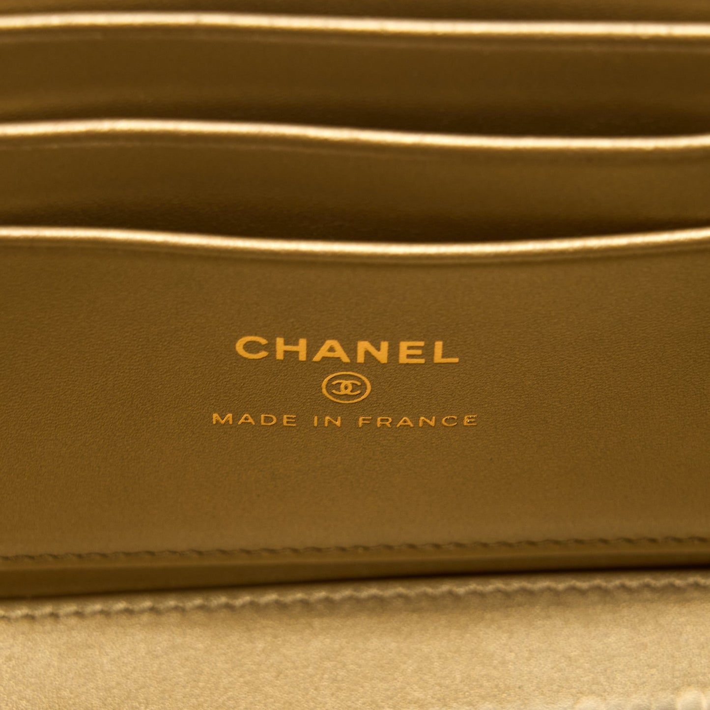 Chanel Pearl Crush Long Vanity Lambskin Black  (Microchip)