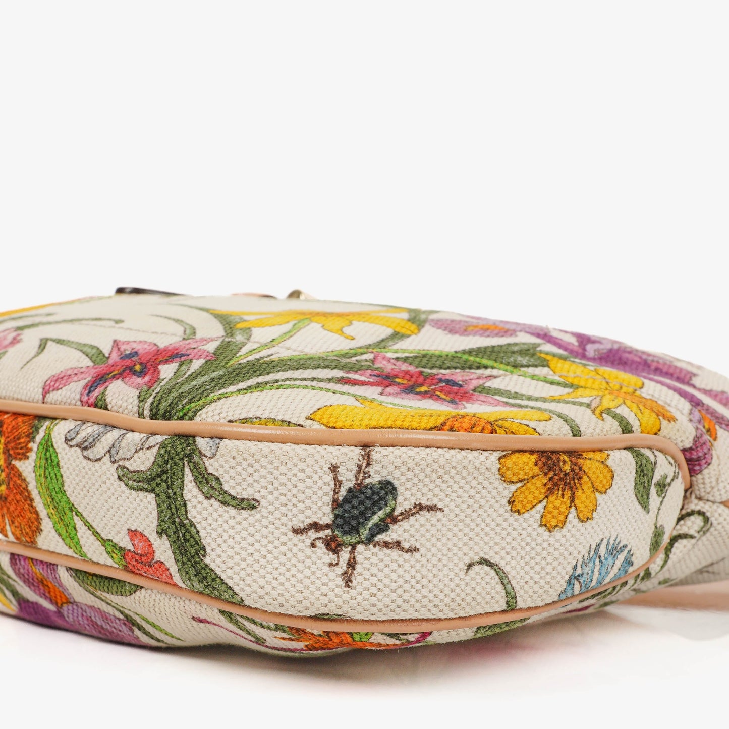 Gucci New Jackie Flora Canvas Shouder Bag