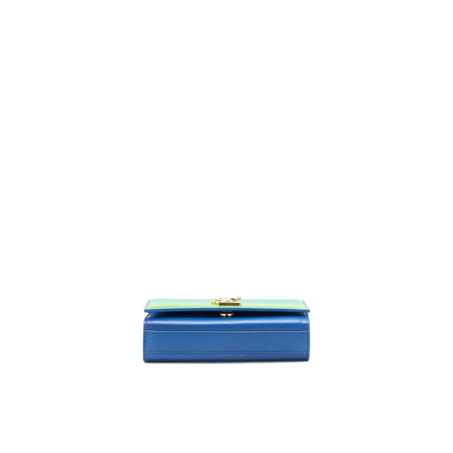 Saint Laurent Mini kate chain Purse (17cm) blue/ green