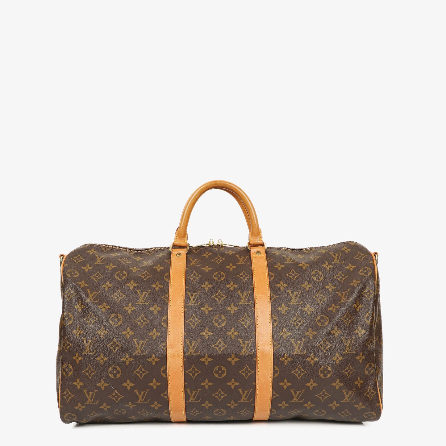Louis Vuitton Keepall 50 Bandoulière Monogram Canvas Travel Bag
