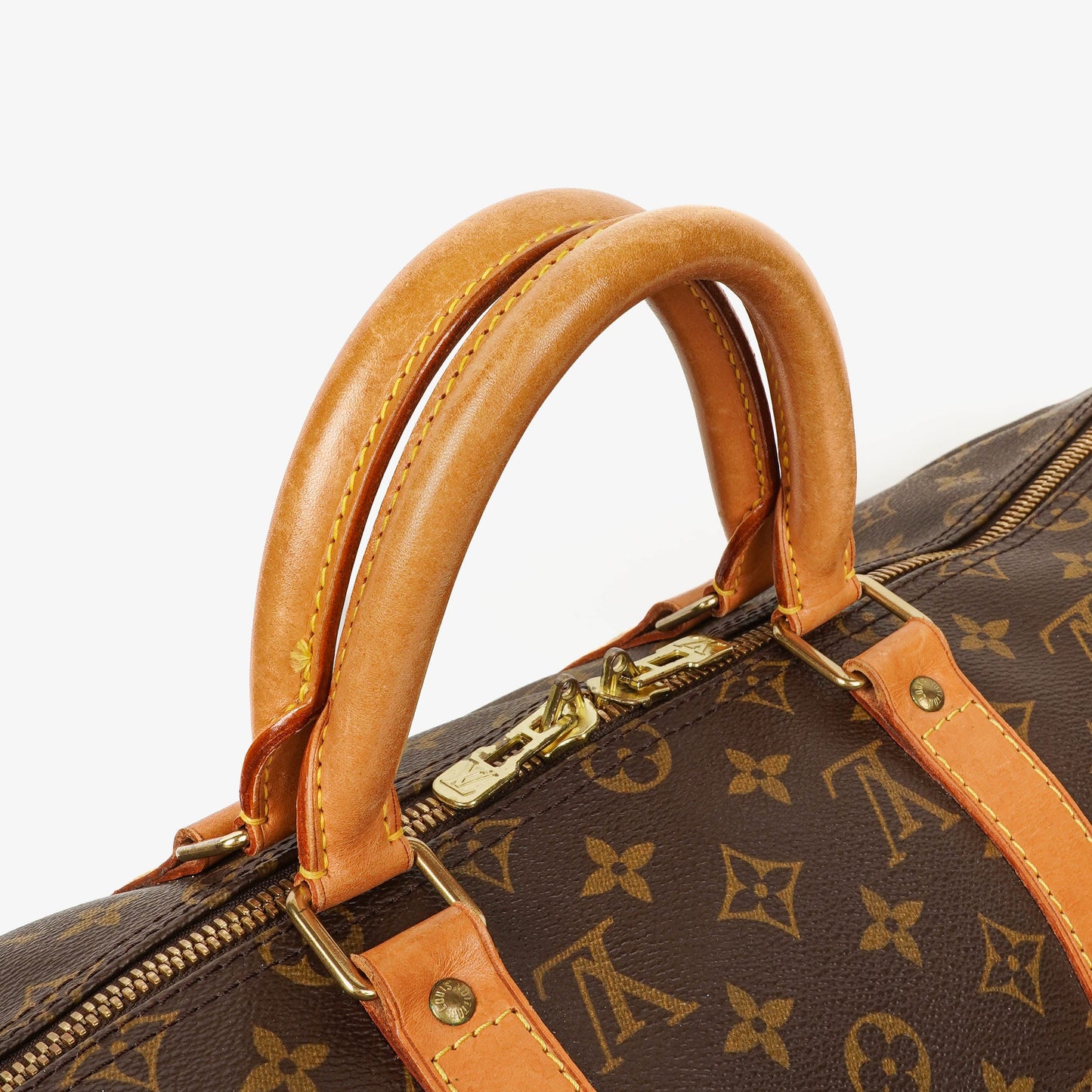 Louis Vuitton Keepall 50 Bandoulière Monogram Canvas Travel Bag