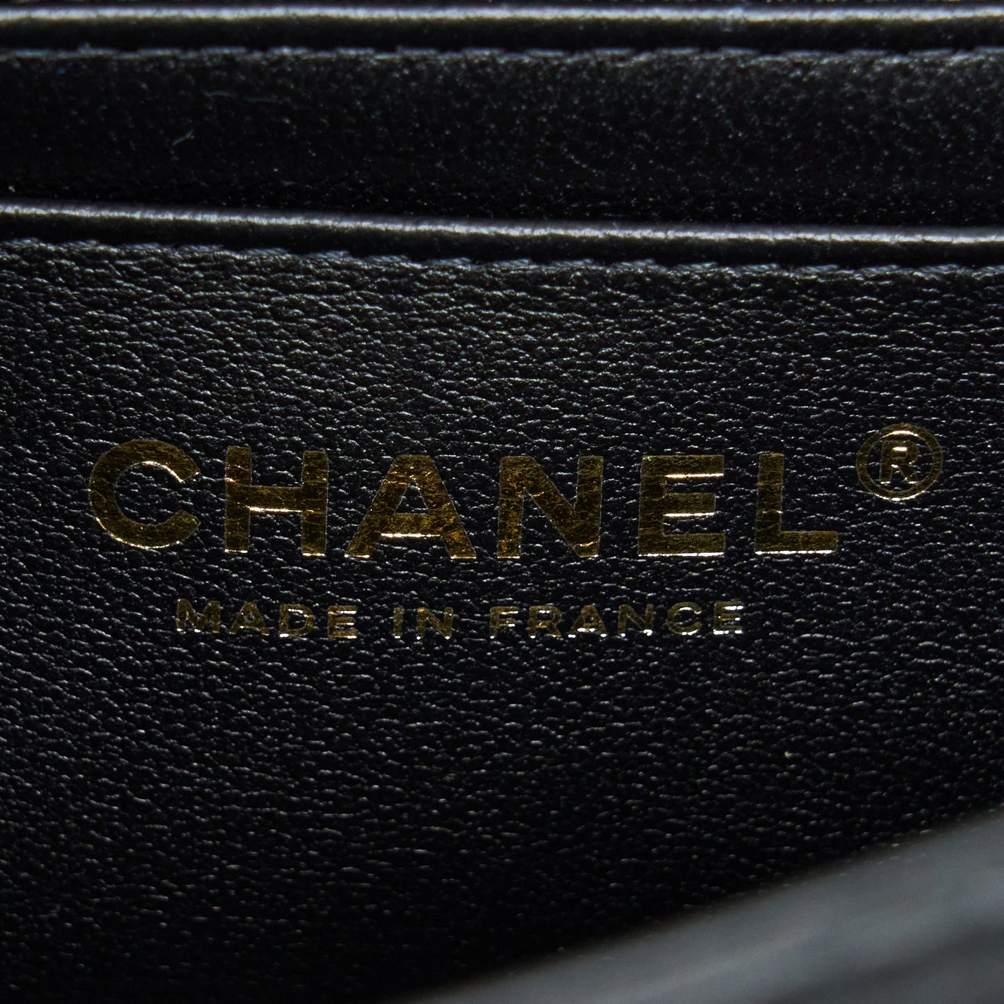 Chanel Top Handle Mini Rectangular Flap Bag Lambskin Black L