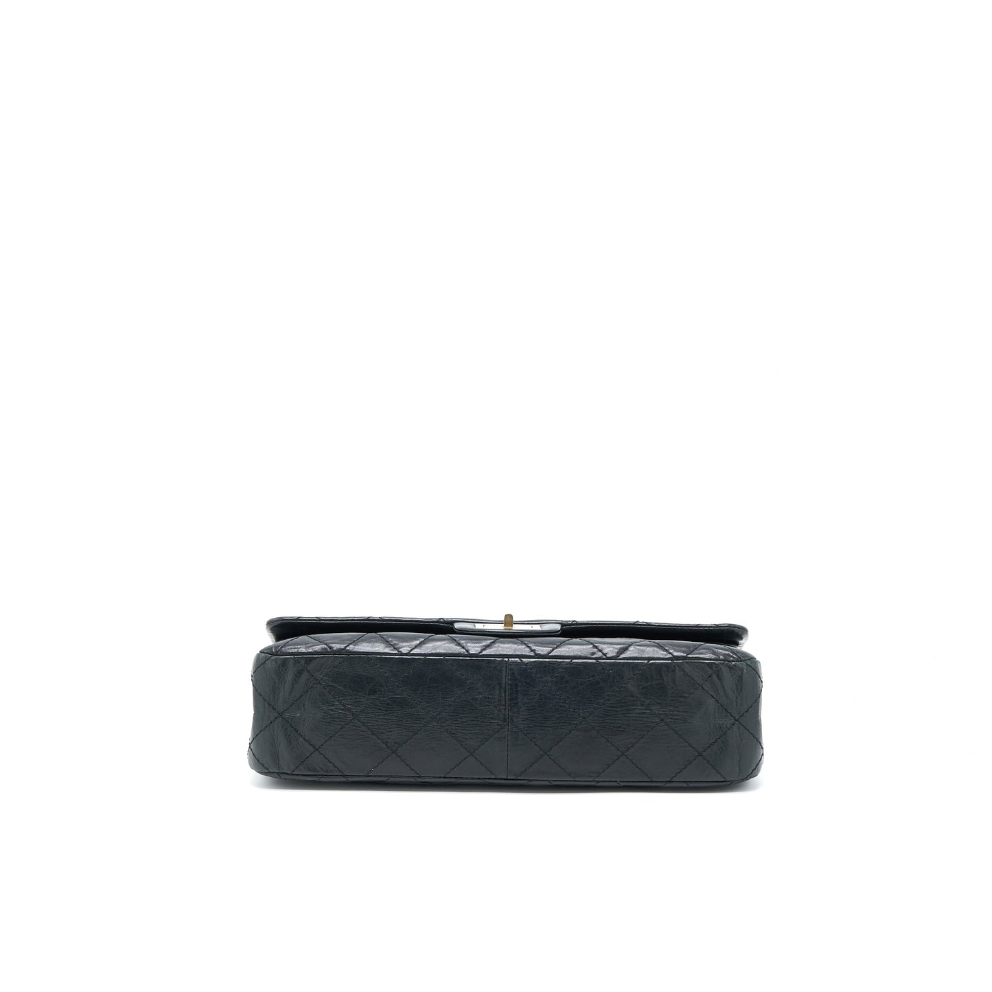 Chanel 2.55 227 Maxi Reissue Flap Bag Aged Calfskin Black L