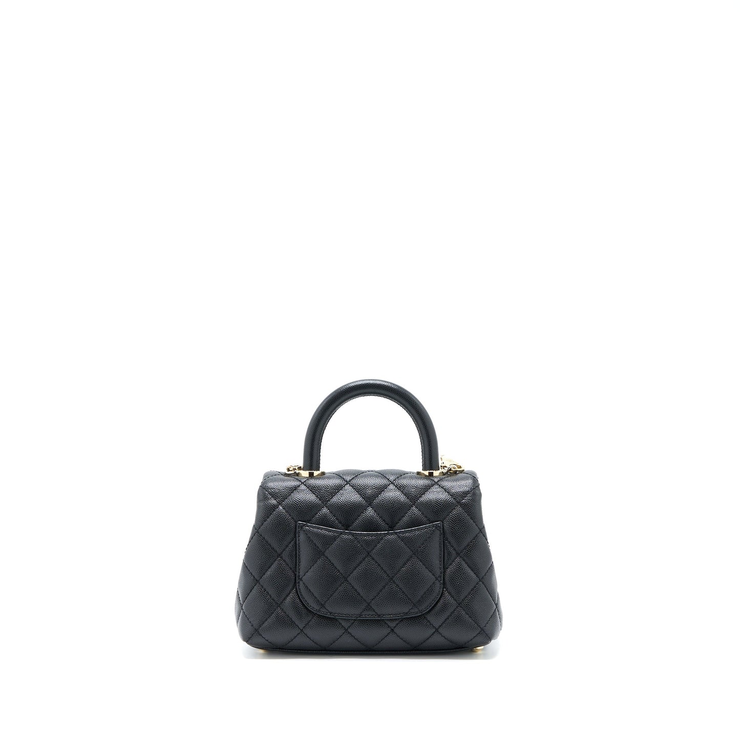 Chanel Extra Mini Coco Handle Caviar Black L