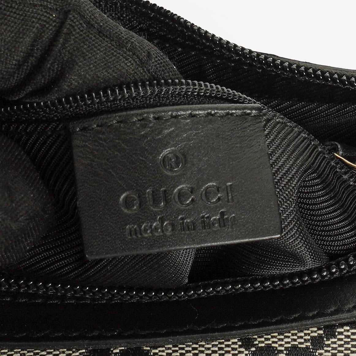 Gucci Monogram Canvas Hobo Bag