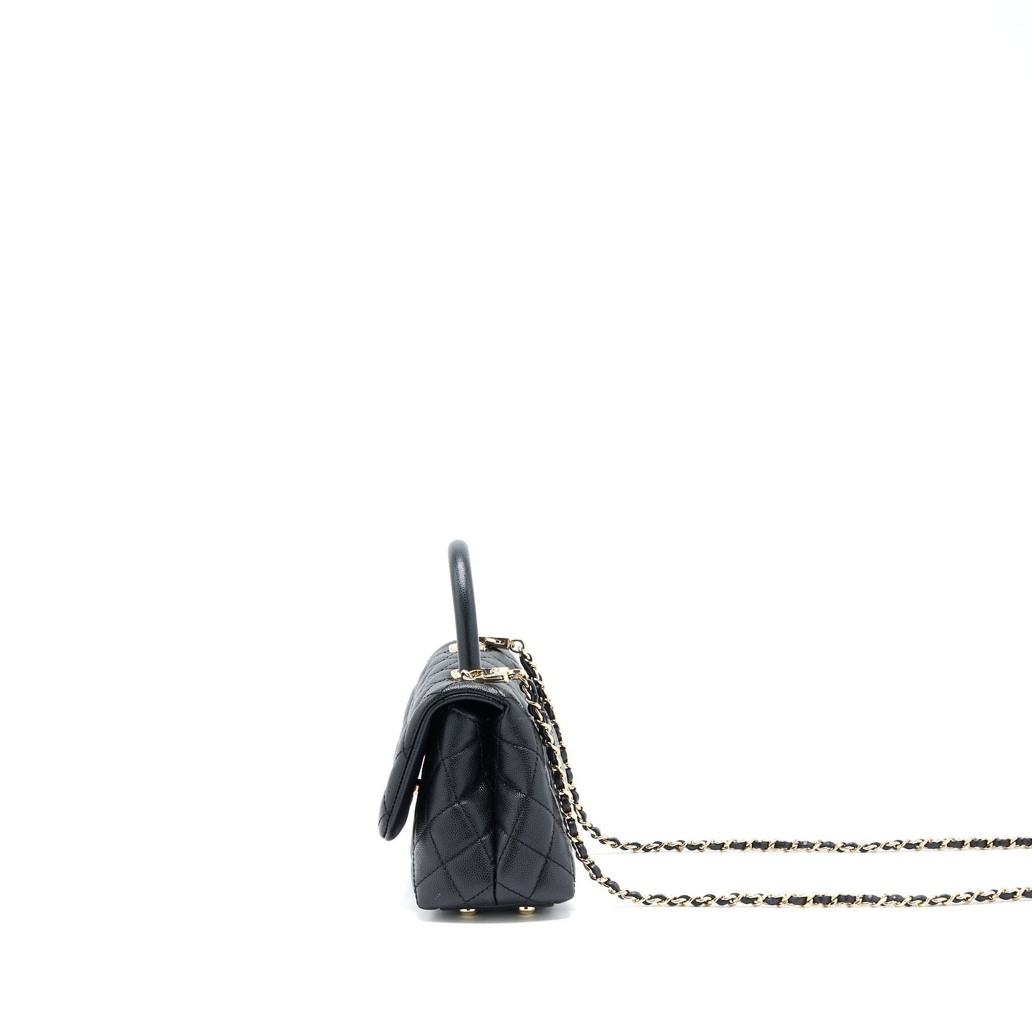 Chanel Extra Mini Coco Handle Caviar Black L