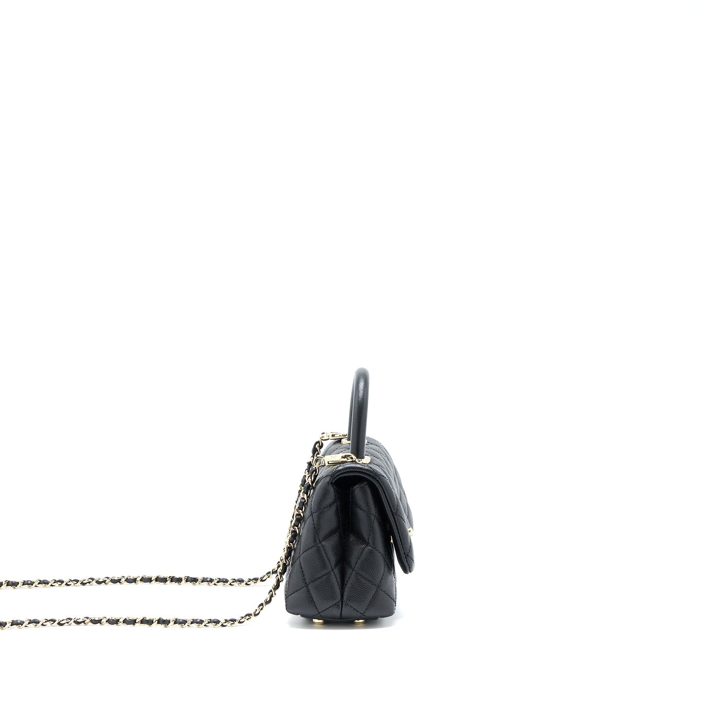 Chanel Extra Mini Coco Handle Caviar Black L