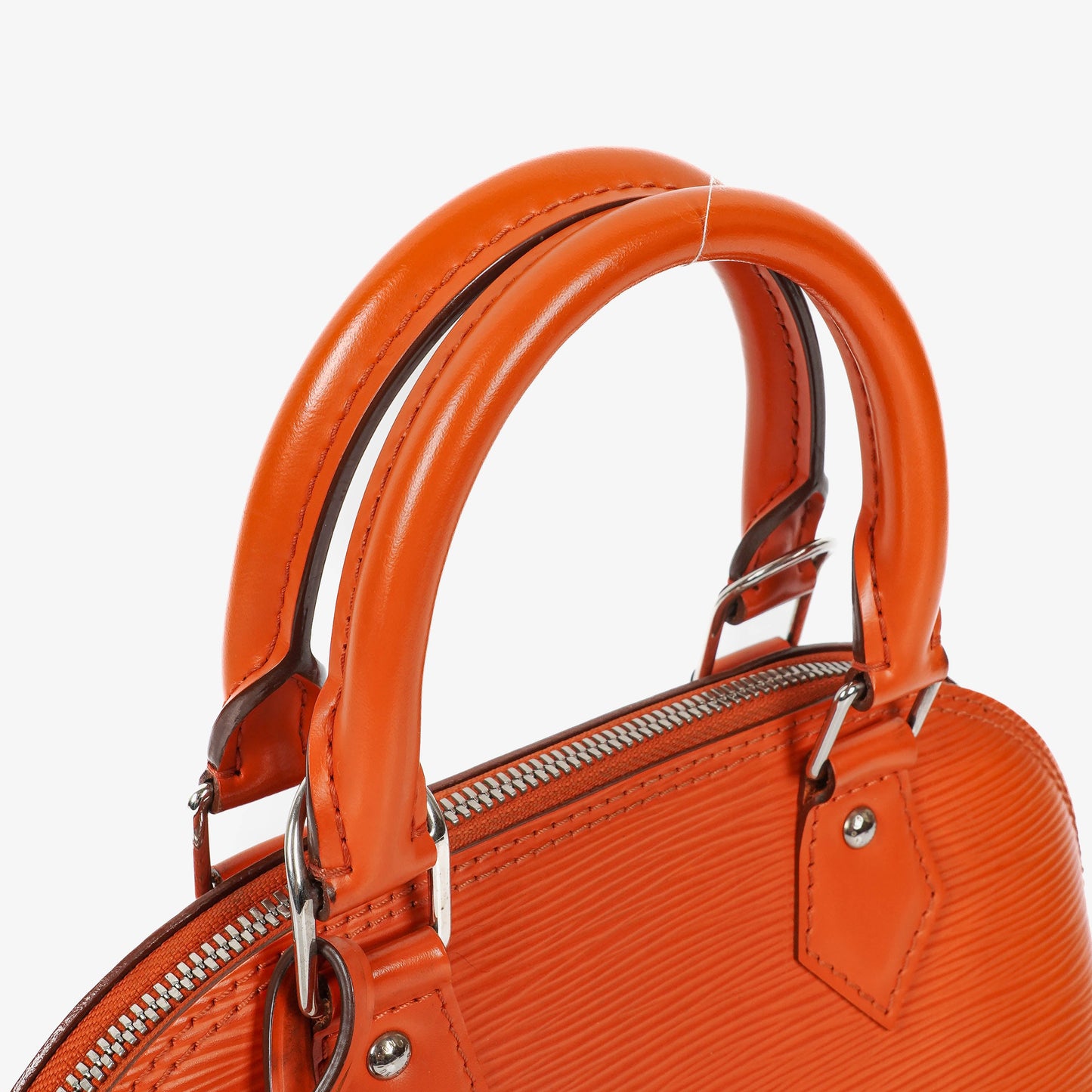 Louis Vuitton Alma BB Piment EPI Leather Handbag