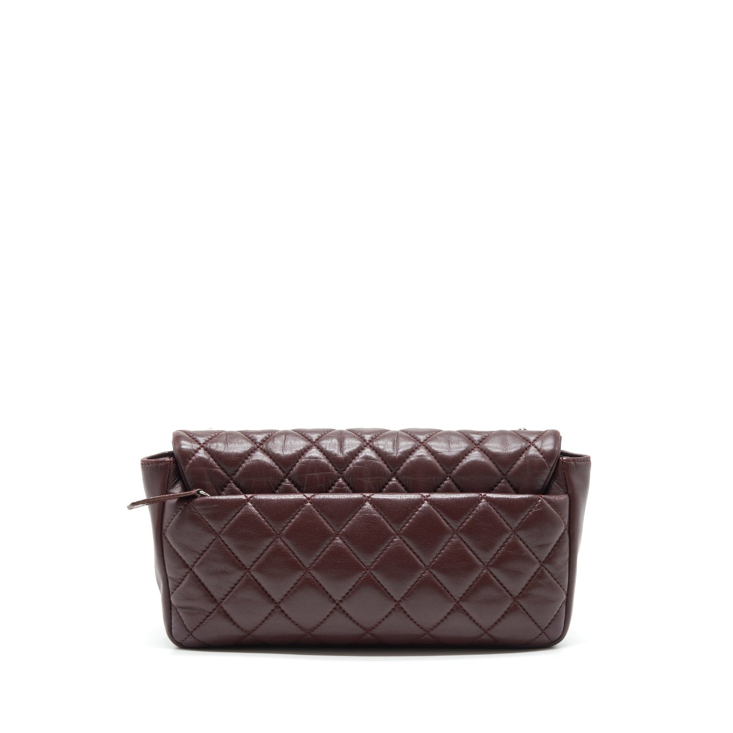 Chanel Coco Rain Flap Bag Lambskin Burgundy