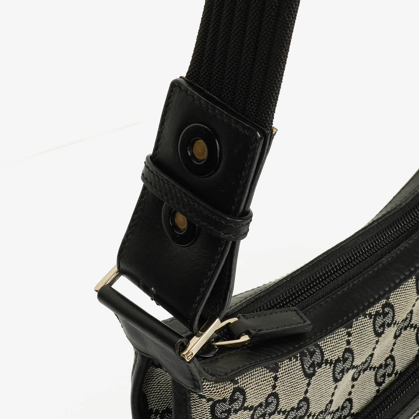 Gucci Monogram Canvas Hobo Bag