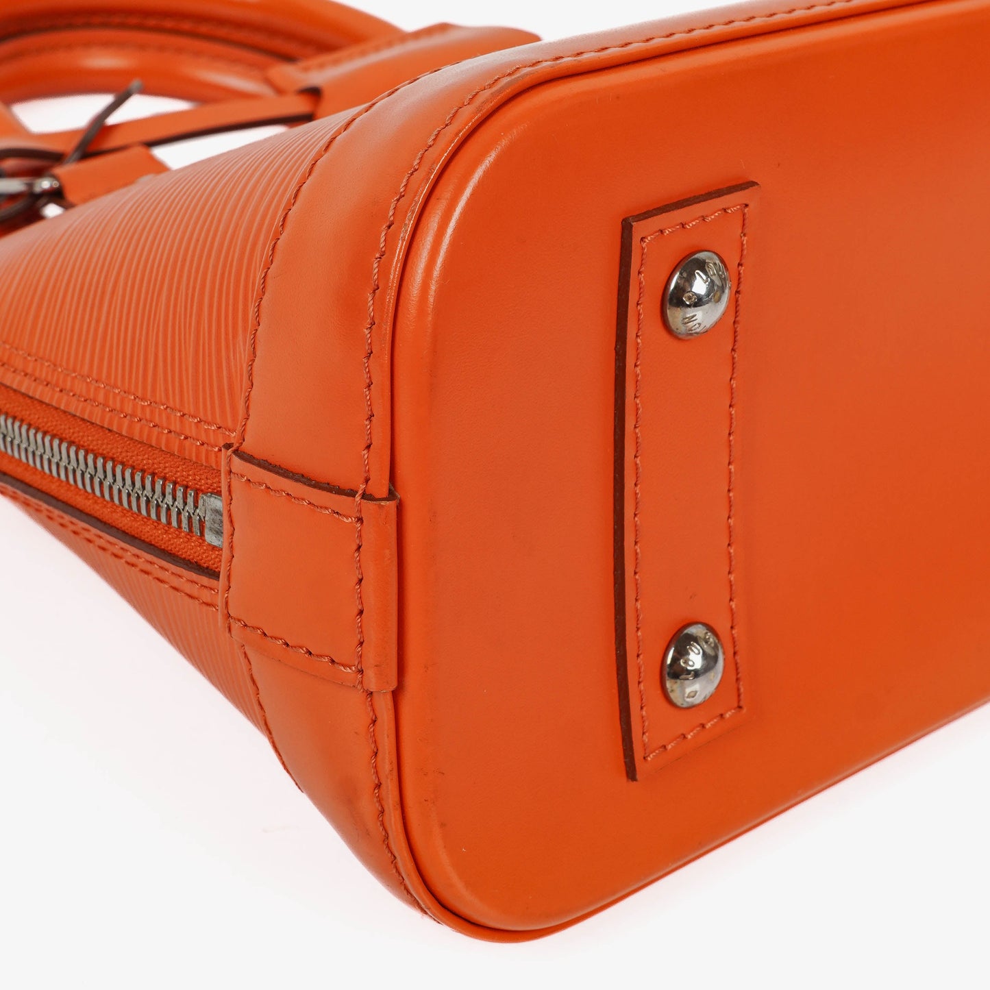 Louis Vuitton Alma BB Piment EPI Leather Handbag