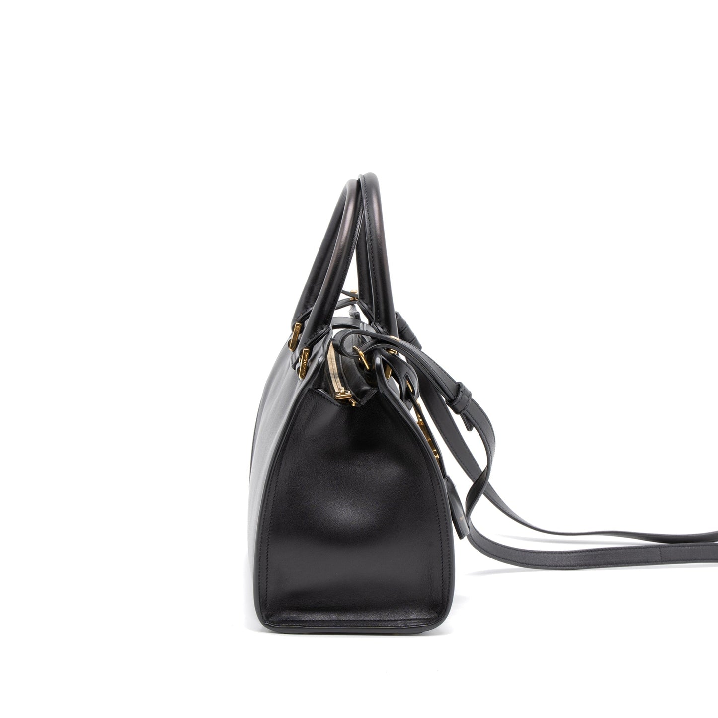 Saint Laurent Cabas Tote Calfskin Black