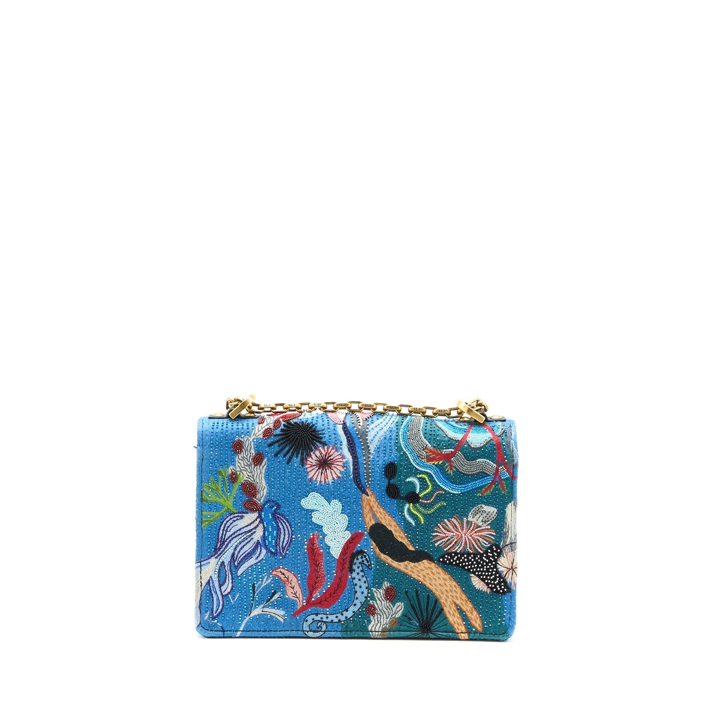 Dior J’adior Flap Purse Embroidery / Calfskin Multicoloured
