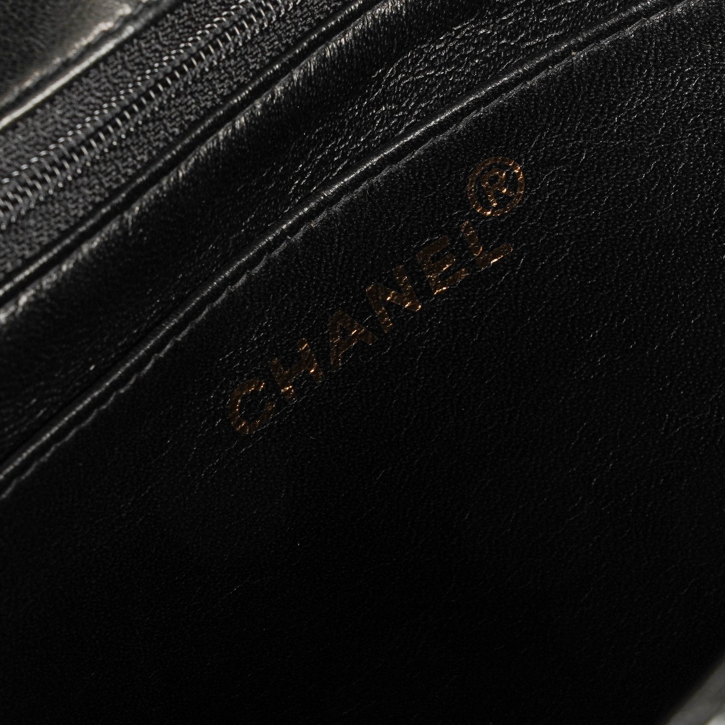 Chanel Single Flap Bag Black Quilted Patent Leather With 24K Gold-Plated Hardware