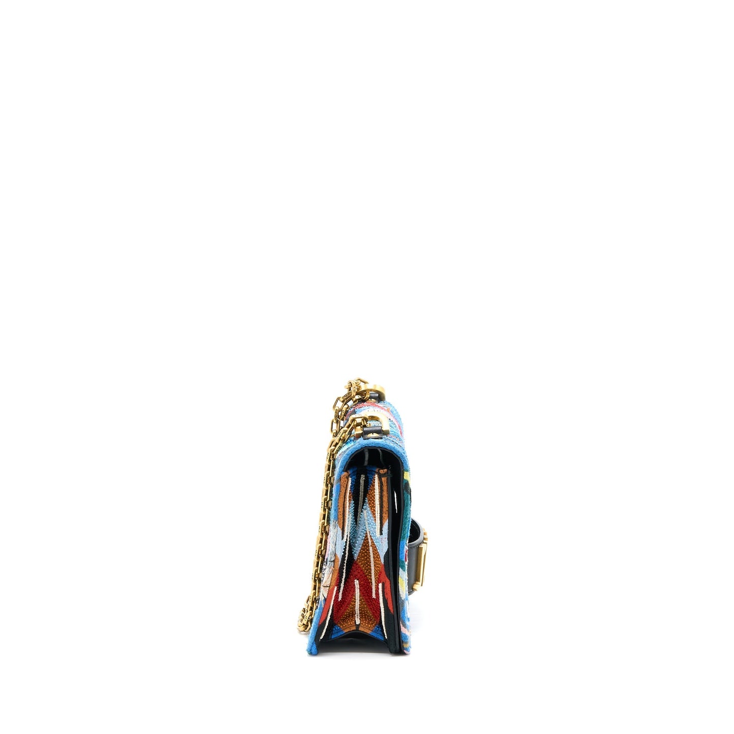 Dior J’adior Flap Purse Embroidery / Calfskin Multicoloured