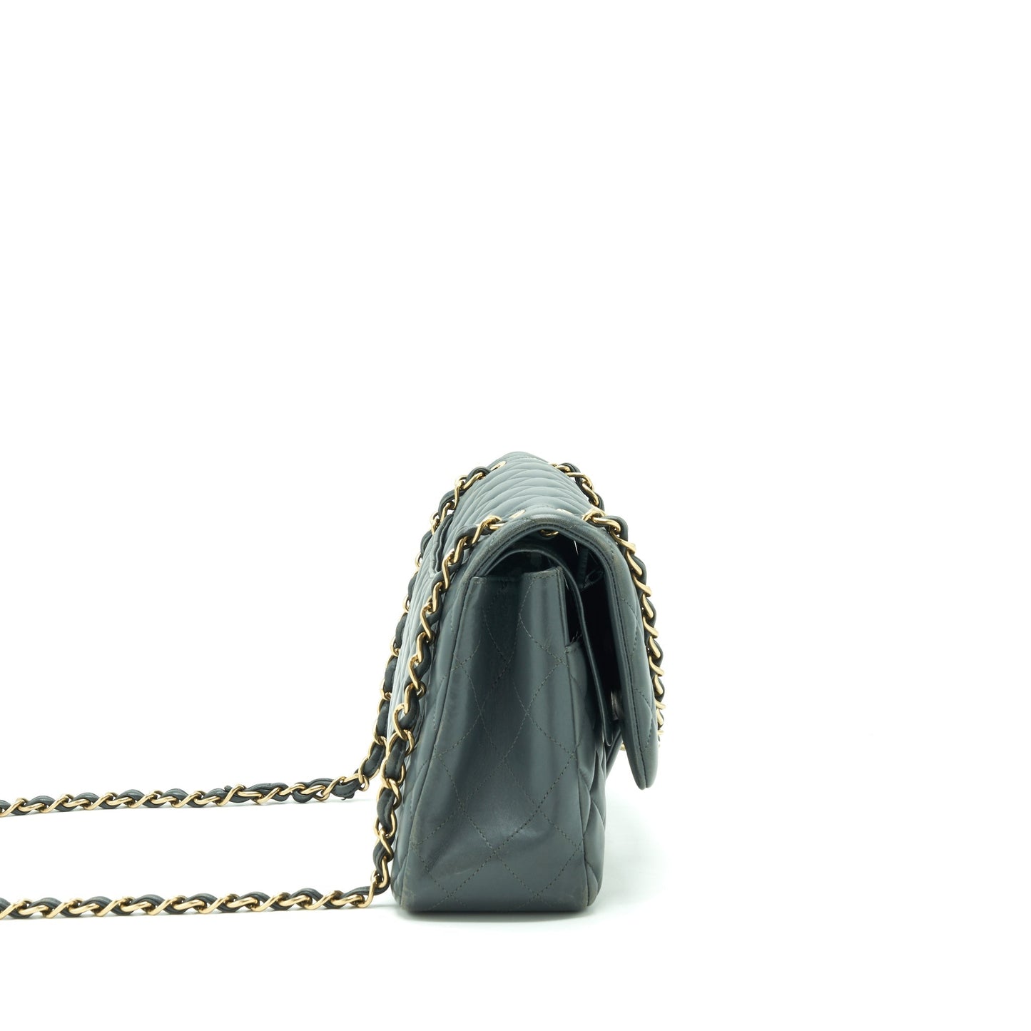Chanel Jumbo Classic Double Flap Bag Lambskin Grey