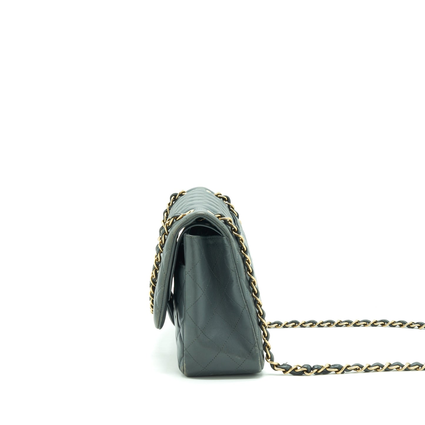 Chanel Jumbo Classic Double Flap Bag Lambskin Grey