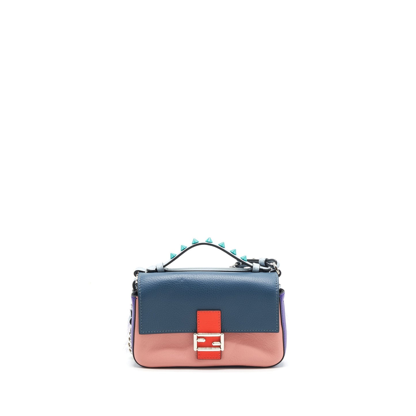 Fendi Micro Baguette Monster Double sided Purse Multi colour