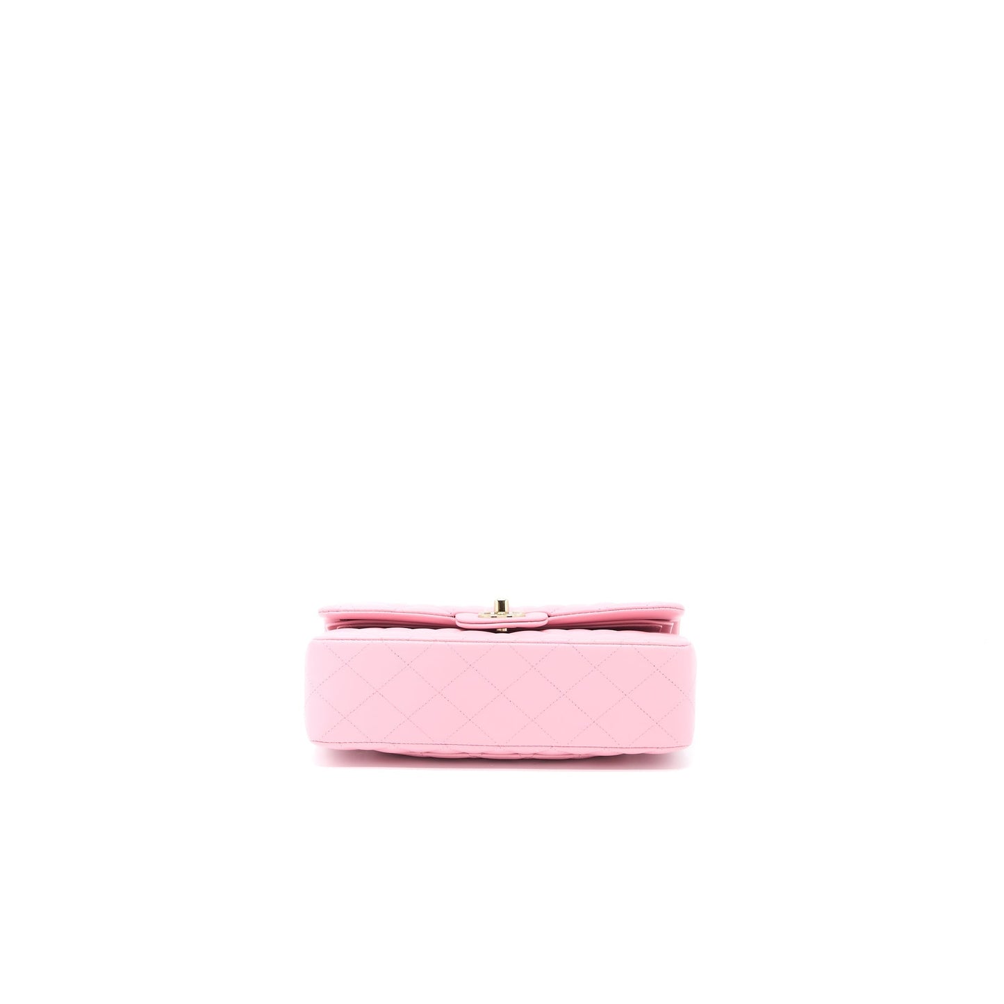 Chanel Small Classic Flap Bag Lambskin Pink L (Microchip)