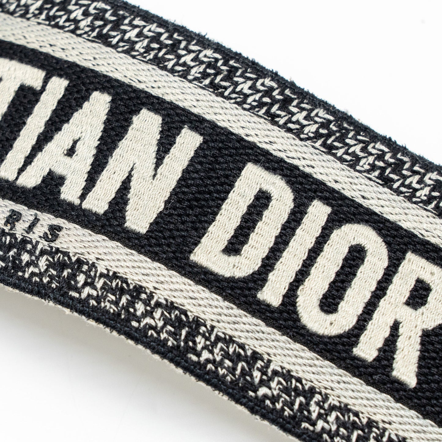 Dior Shoulder Strap Oblique Canvas Black