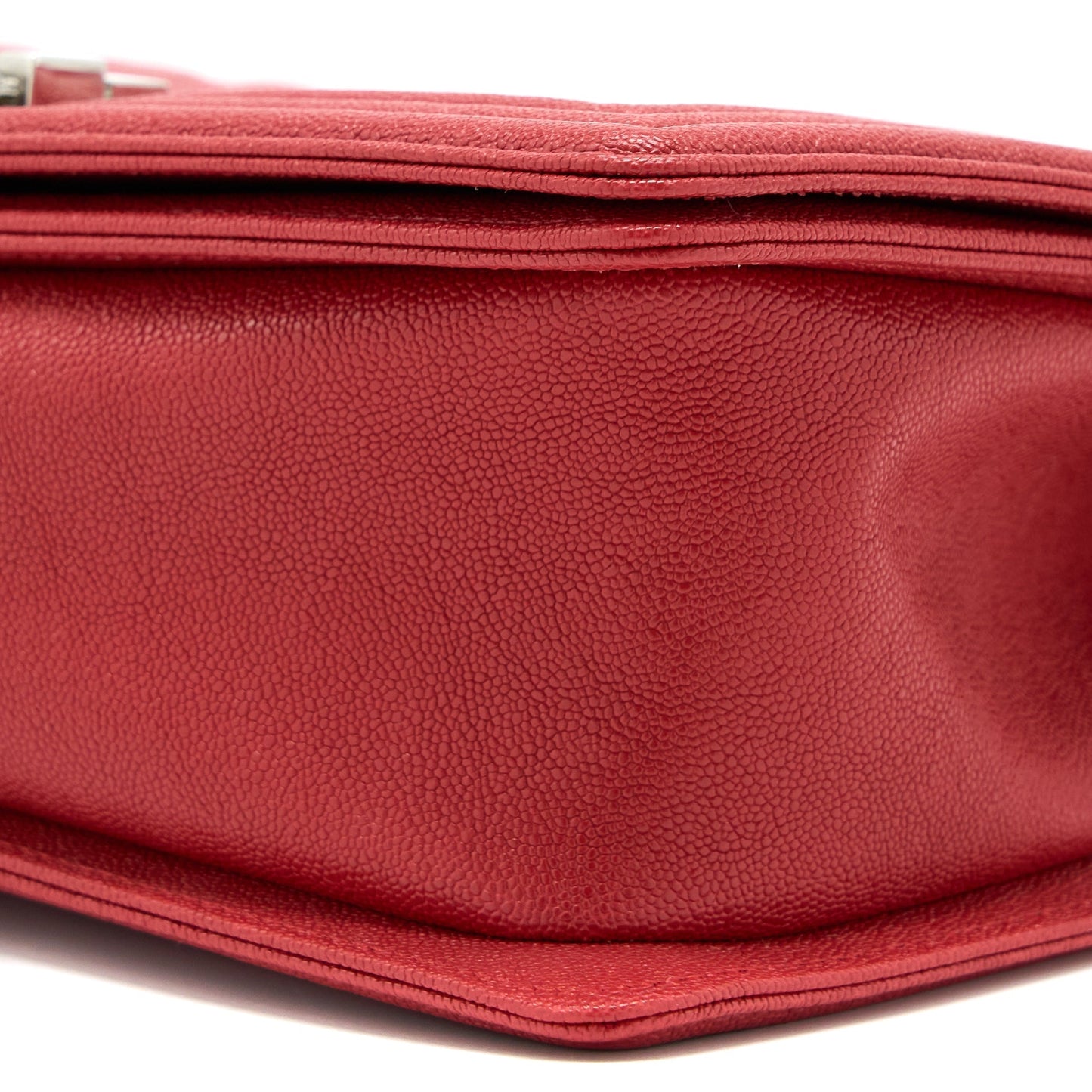Chanel Medium Boy Bag Caviar Red
