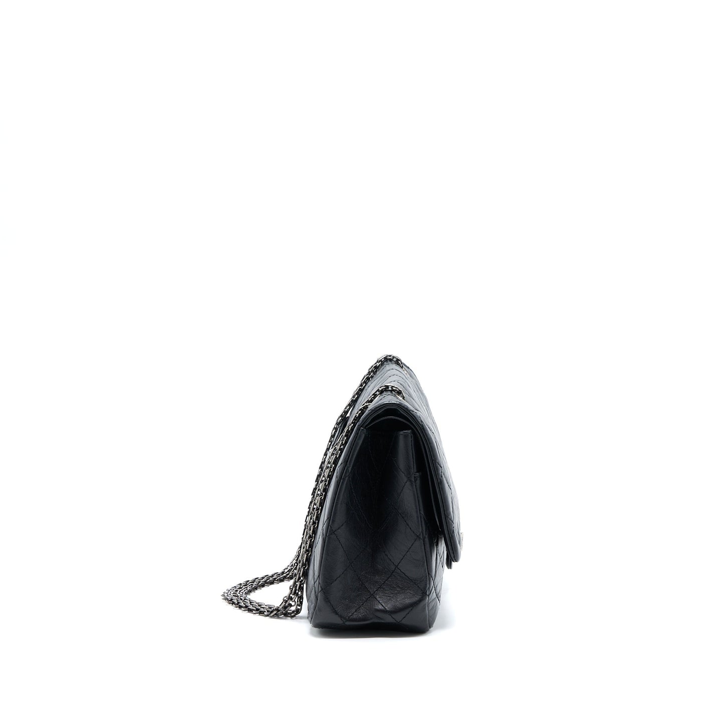 Chanel 2.55 Reissue 227 Aged Calfskin Black Ruthenium