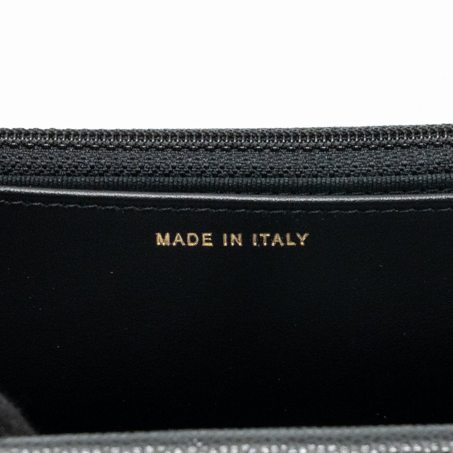 Chanel Detailed Logo Wallet On Chain Caviar Black L (microchip)