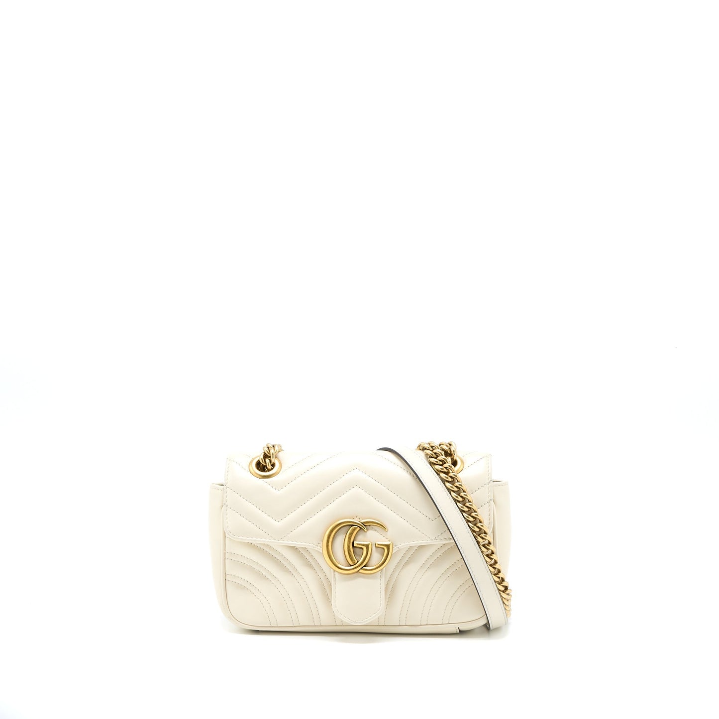 Gucci Mini Marmont Calfskin White