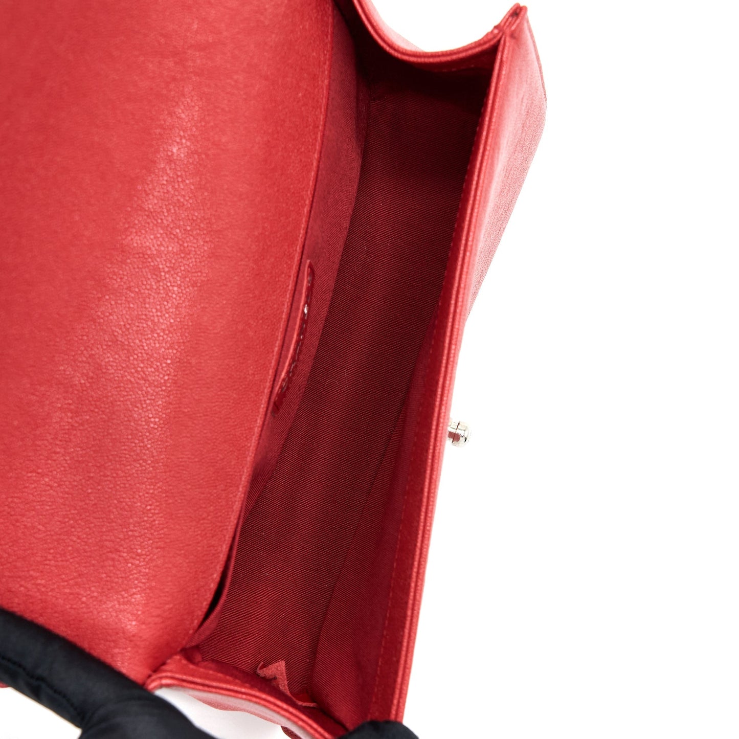 Chanel Medium Boy Bag Caviar Red