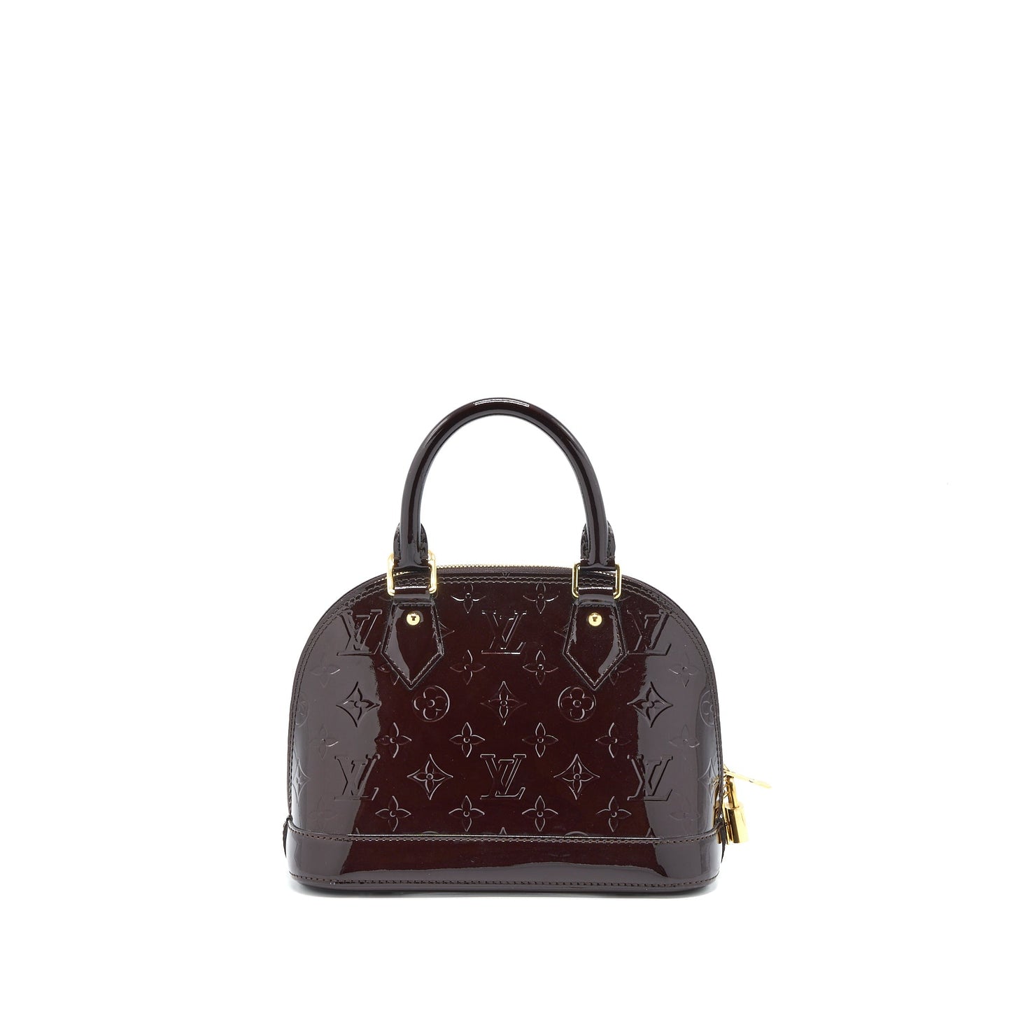 Louis Vuitton Alma BB Patent Amatante GHW