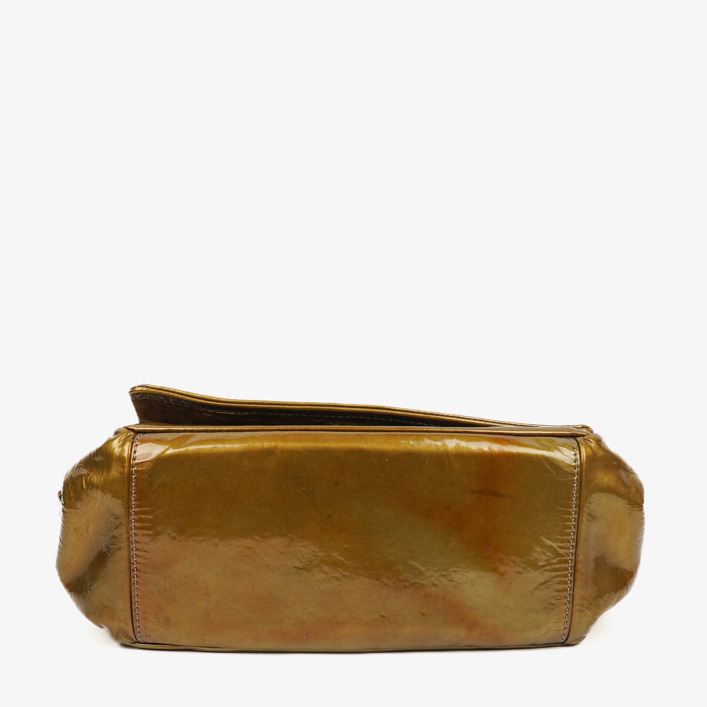 Chanel Accordion Patent Leather CC Flap Bag