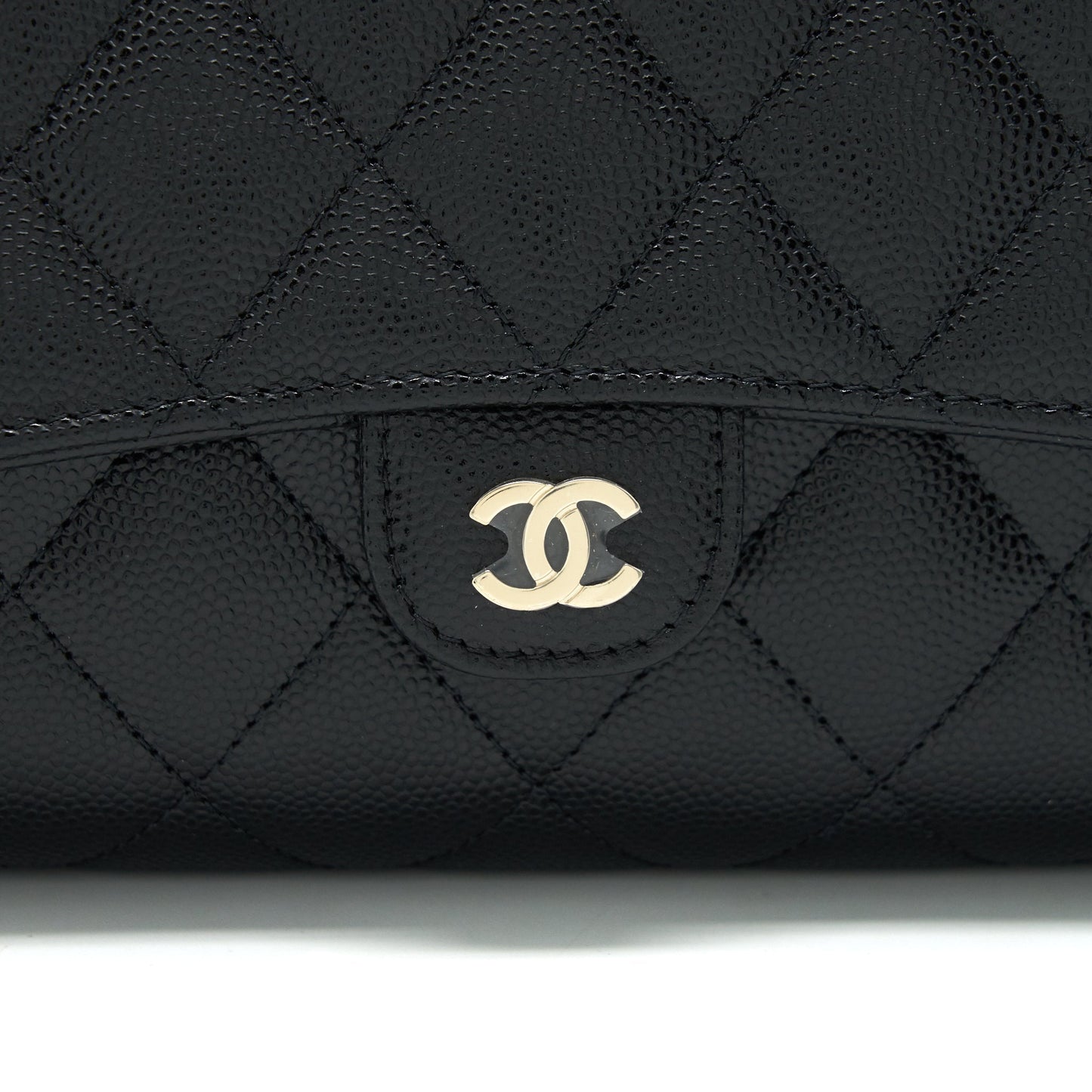 Chanel 22C 3 in 1 Wallet on Chain Caviar Black L