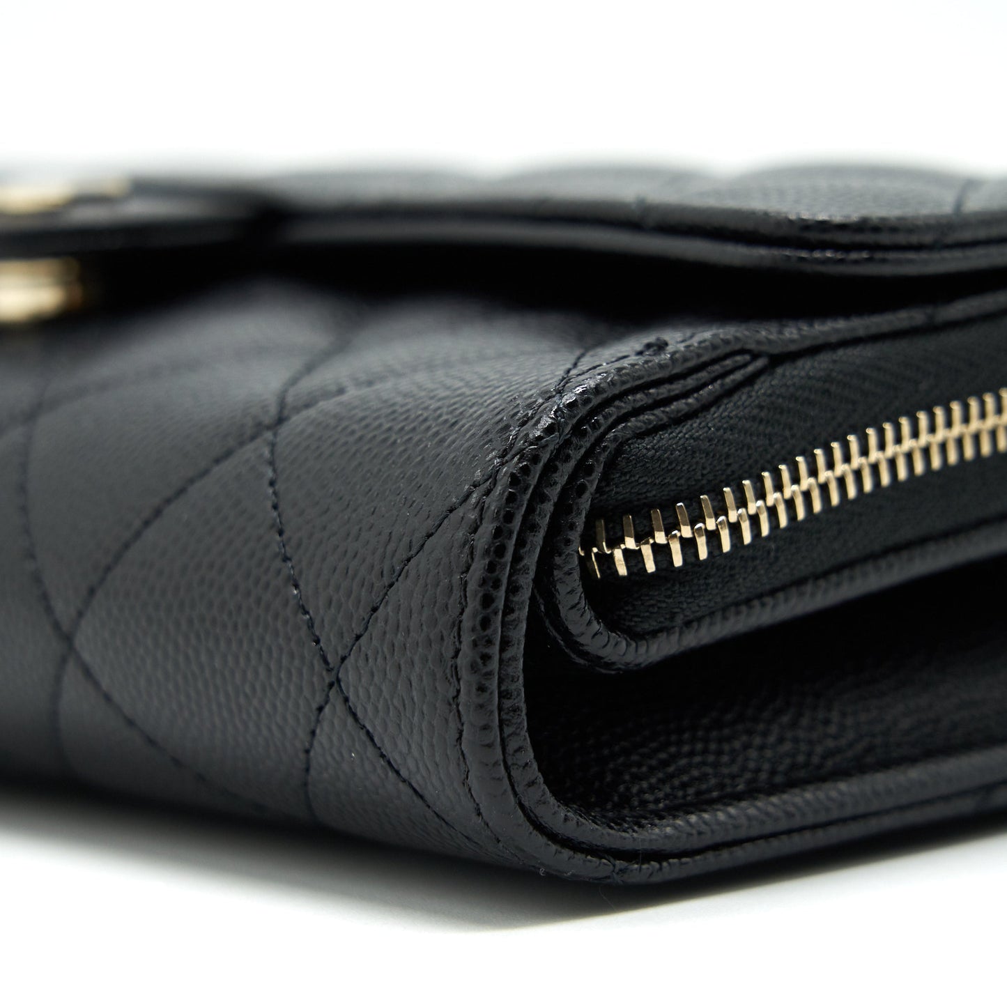 Chanel 22C 3 in 1 Wallet on Chain Caviar Black L
