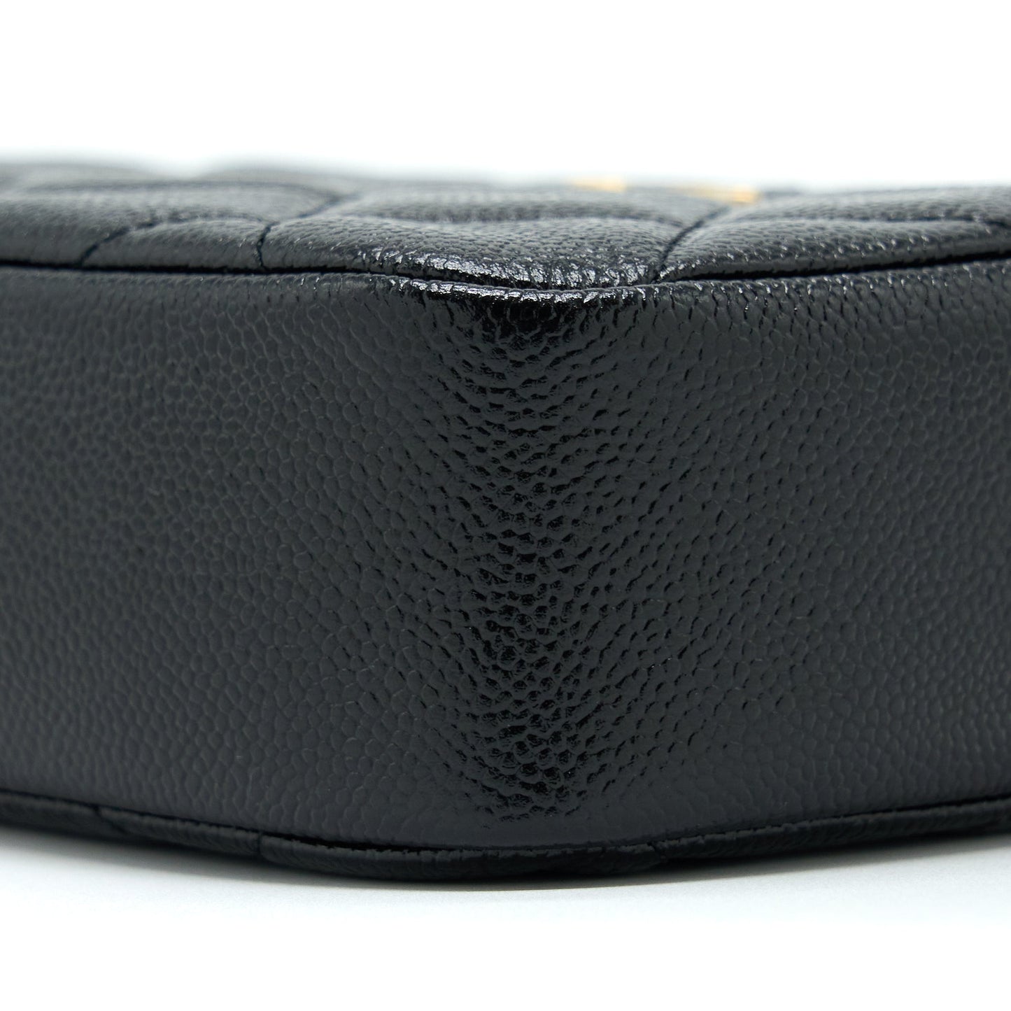 Chanel 22P Camera Crossbody Bag Caviar Black
