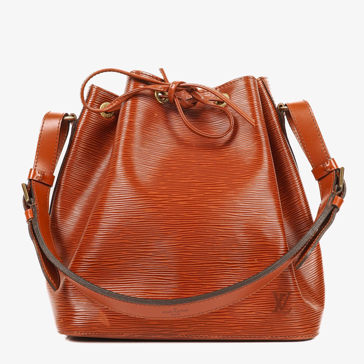 Louis Vuitton Petit Noe Brown EPI Leather Shoulder Bag
