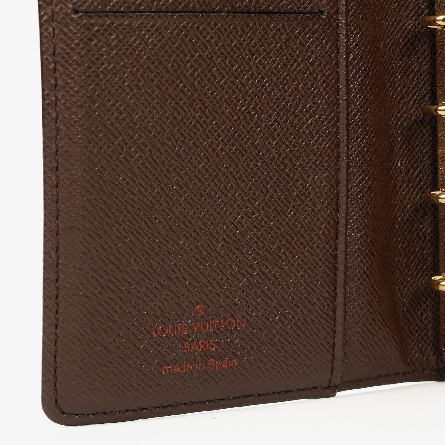 Louis Vuitton Damier Ebene Small Agenda/Notebook Cover