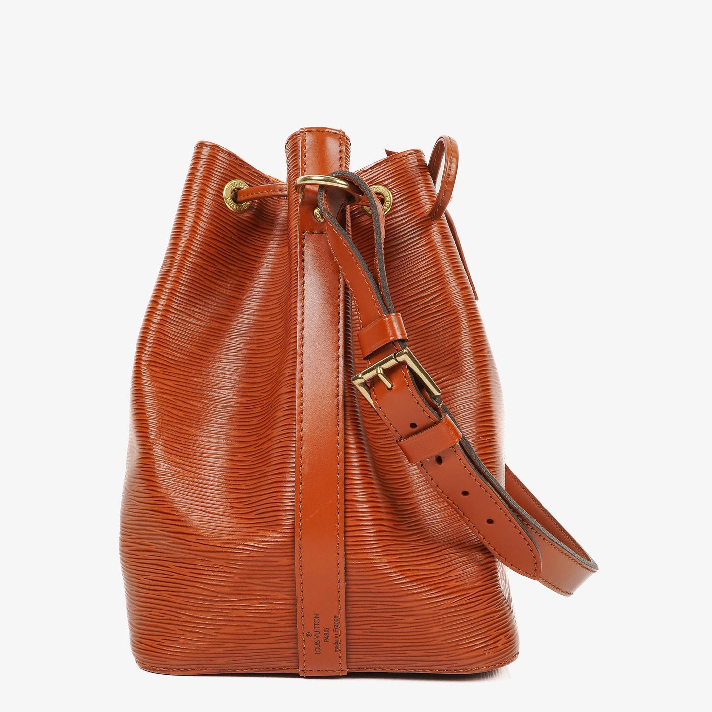 Louis Vuitton Petit Noe Brown EPI Leather Shoulder Bag