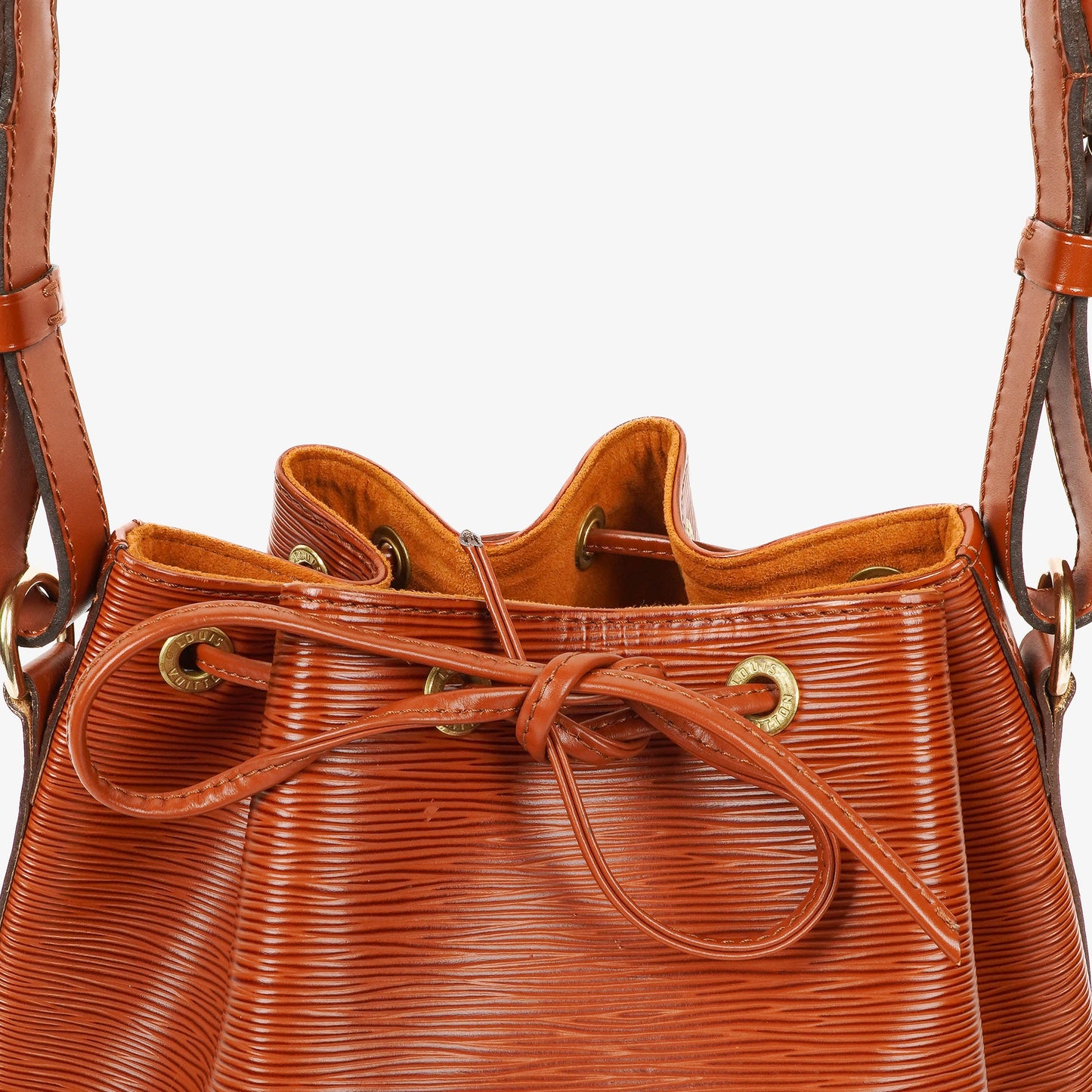 Louis Vuitton Petit Noe Brown EPI Leather Shoulder Bag