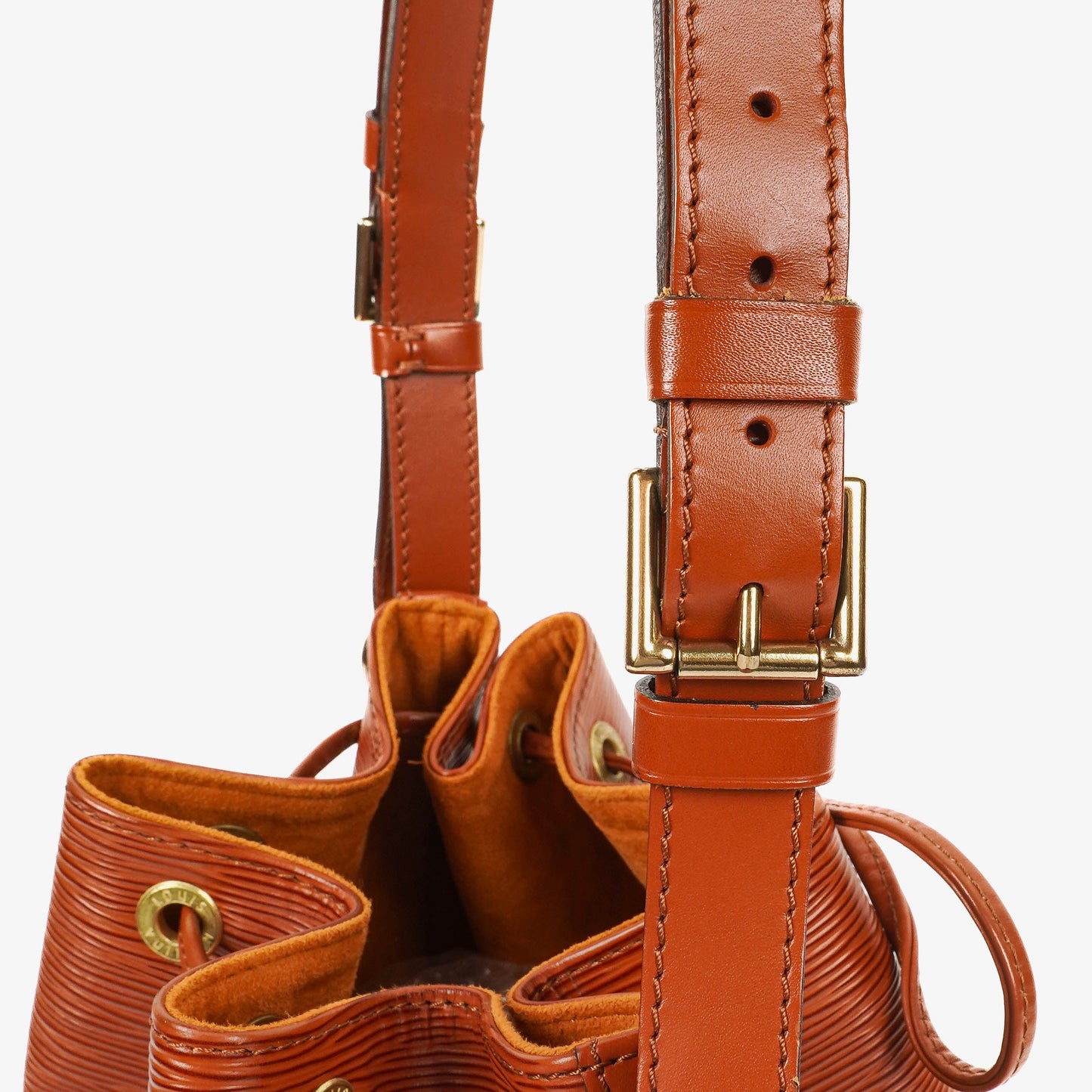 Louis Vuitton Petit Noe Brown EPI Leather Shoulder Bag