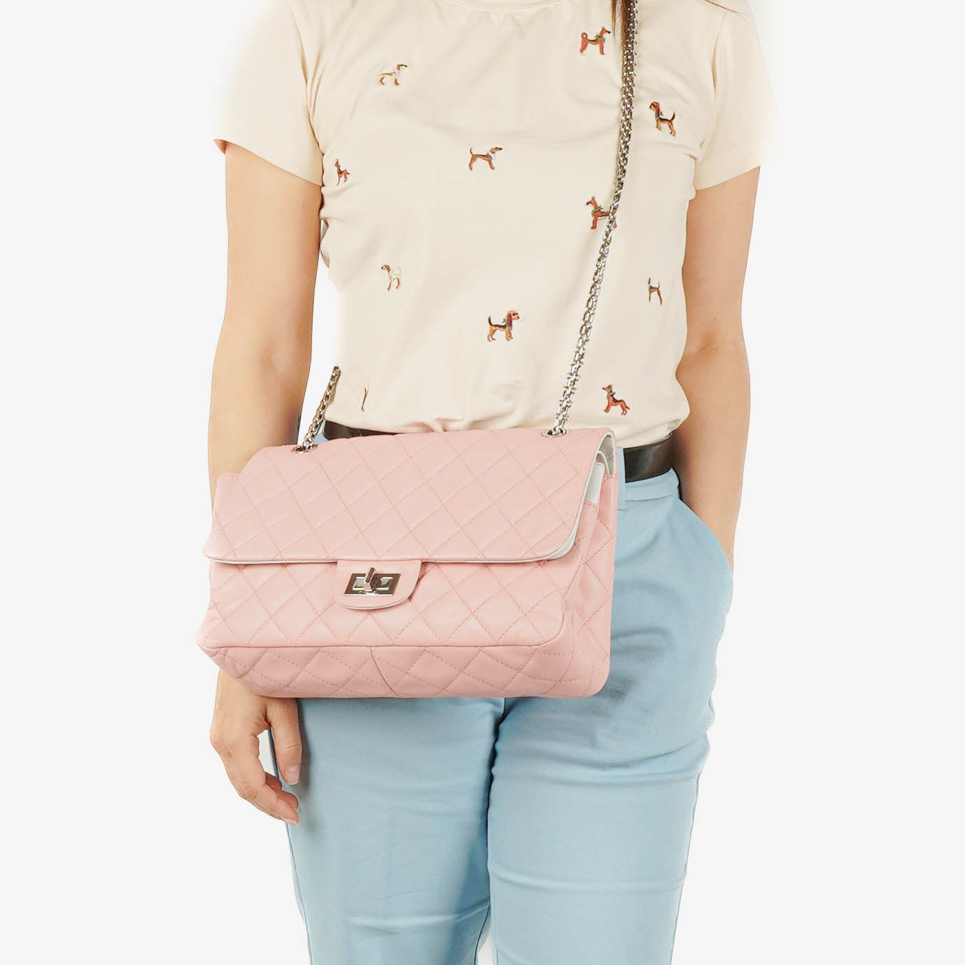 Chanel 2.55 Reissue 227 Quilted Leather Flap Bag